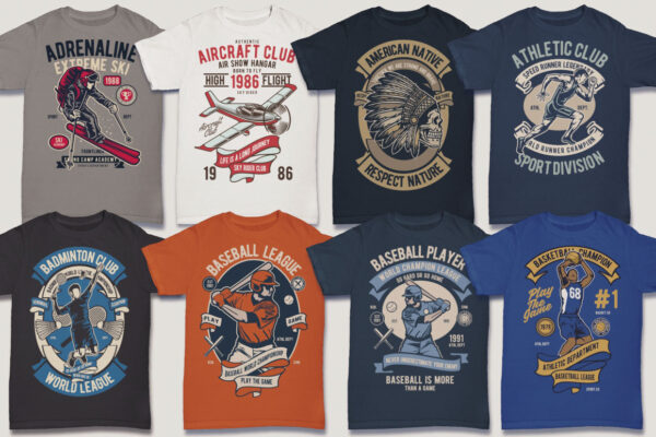 28 GB Premium T‑Shirt Design Bundle – PNG, AI, PSD & JPG with Commercial License - Image 4