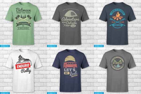 28 GB Premium T‑Shirt Design Bundle – PNG, AI, PSD & JPG with Commercial License - Image 3